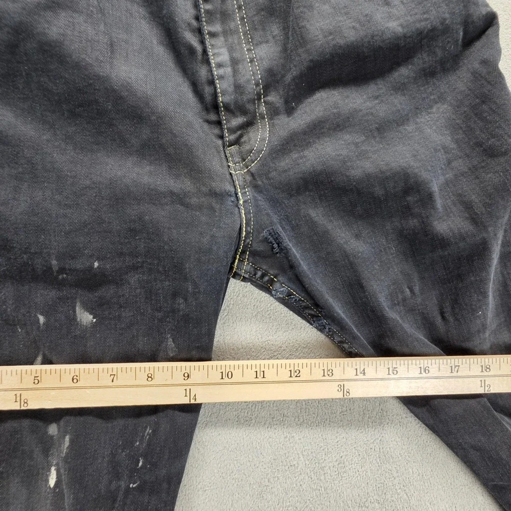 Vintage Levis 506‎ Jeans Mens 33x32 Black Standard Engineered Zip Fly